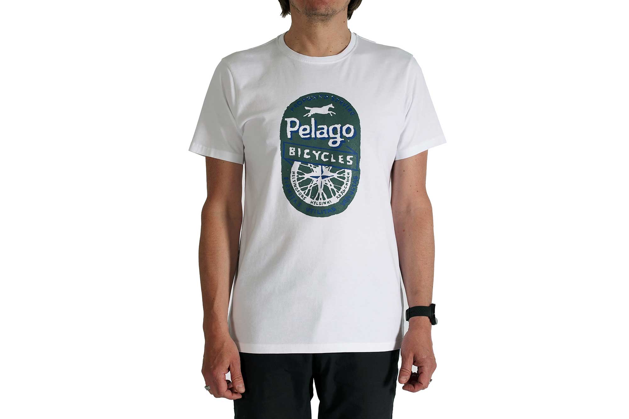 Pelago T-shirt Brush Logo